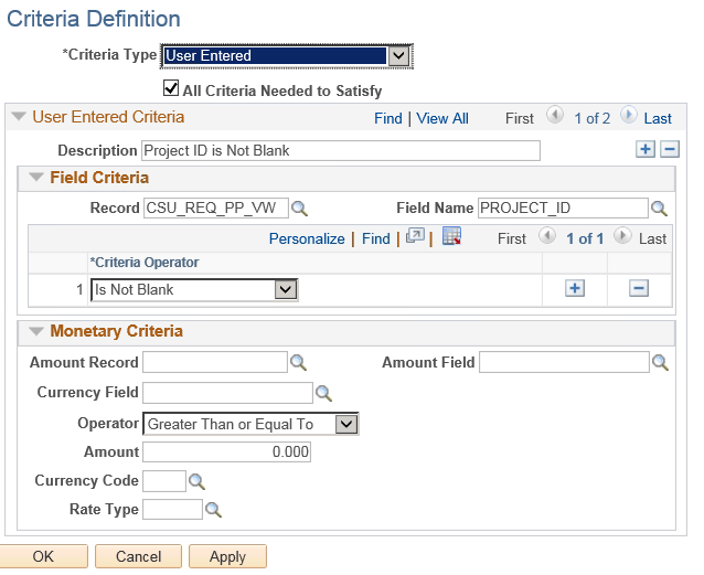 awe setup in peoplesoft